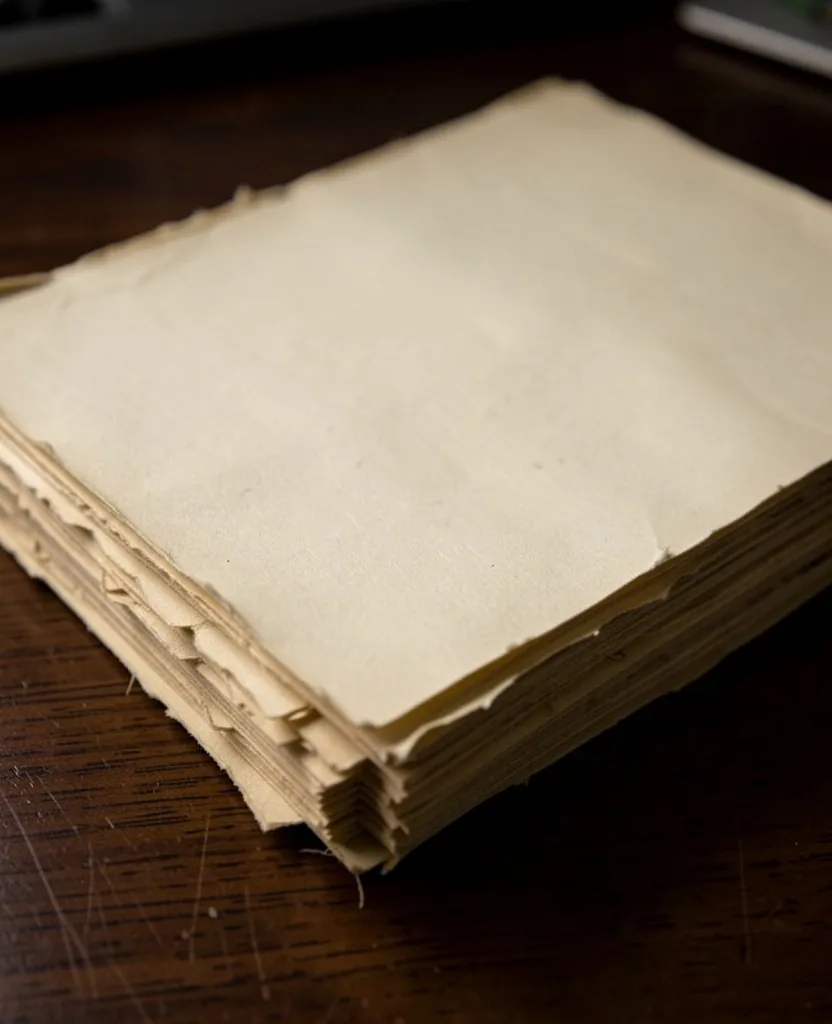 整理された書類の束